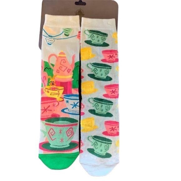 Disney Accessories - Disney Parks Alice in Wonderland Teacups Socks